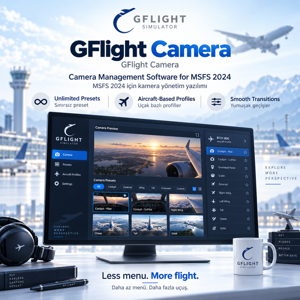 GFlight Camera – MSFS 2024 Camera Management Software