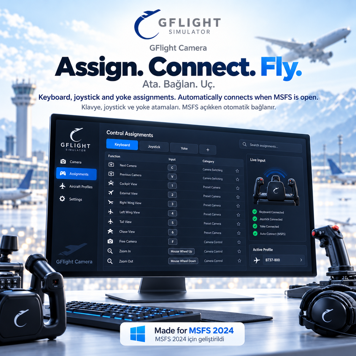 GFlight Camera – MSFS 2024 Camera Management Software